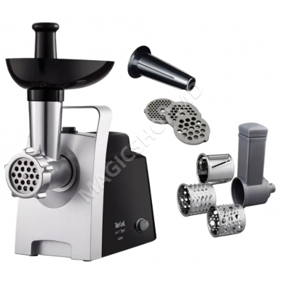 Mașină de tocat carne Tefal NE108831, Negru Argintiu